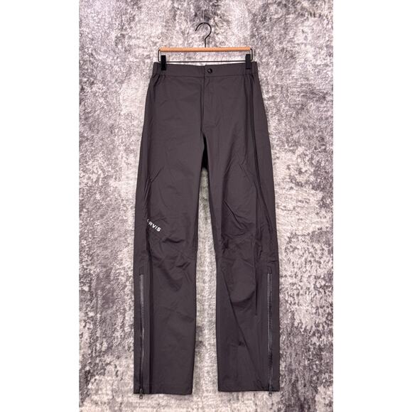 New Orvis Pants Small Mens Ultralight Waterproof Storm In Asphalt Gray - Picture 1 of 7